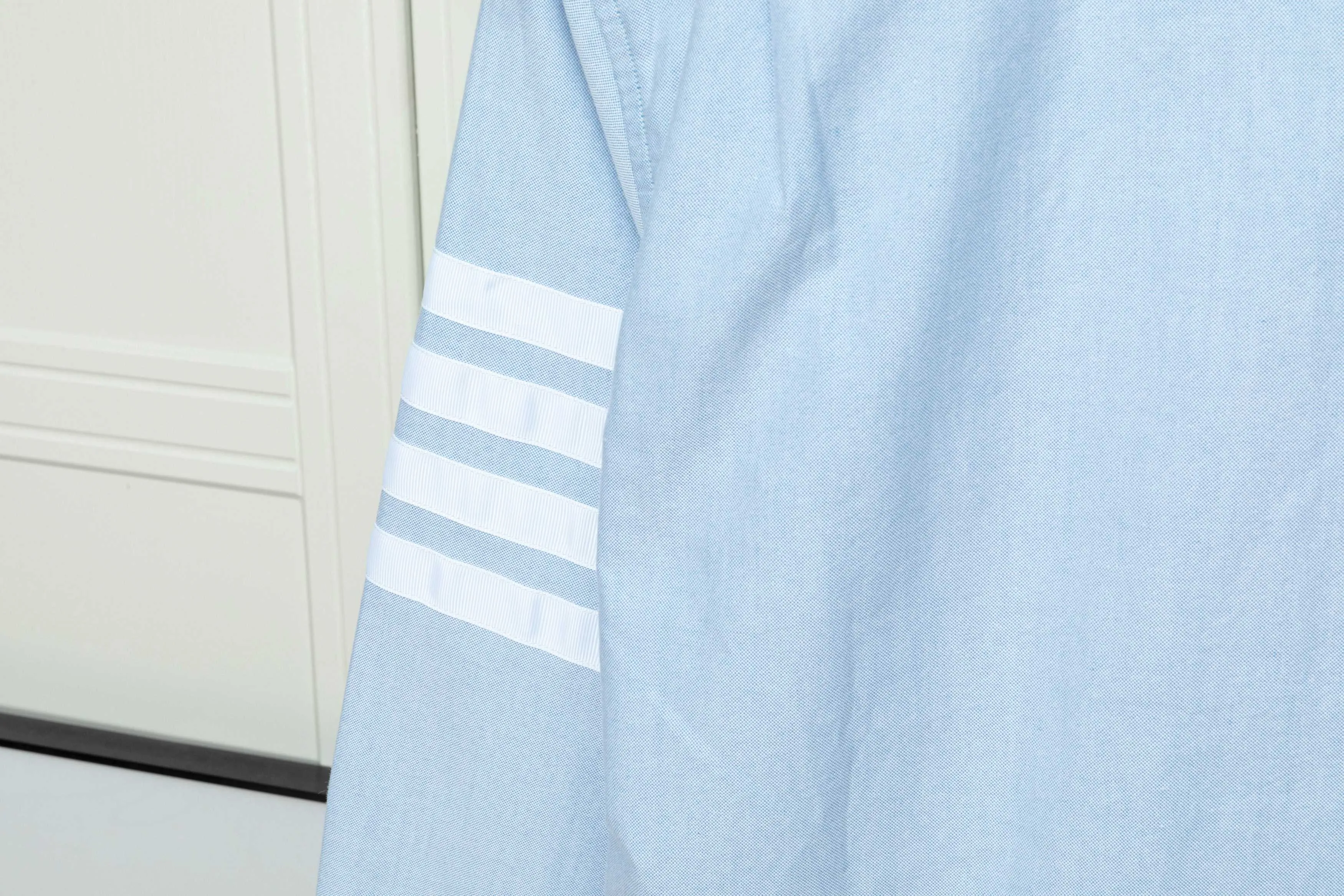 𝗧𝗵𝗼𝗺 𝗕𝗿𝗼𝘄𝗻𝗲 White 😌 Classic ～TB ， ， ！ ， 🕺 ！ ！ ， ， ， New Arrival， ～ ：White Light Blue Sizes：01234